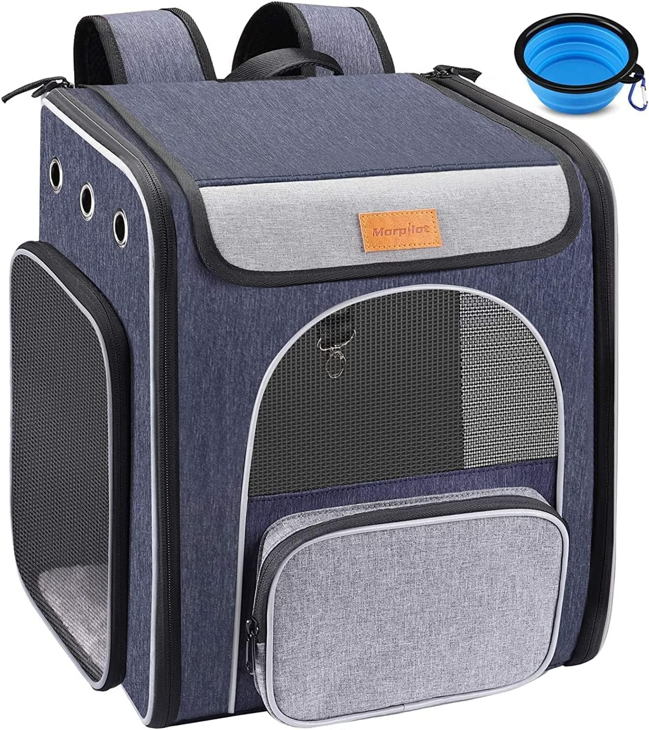 ® Cat Carrier Backpack, Foldable Pet Backpack Carrier for Cats and Small Dogs