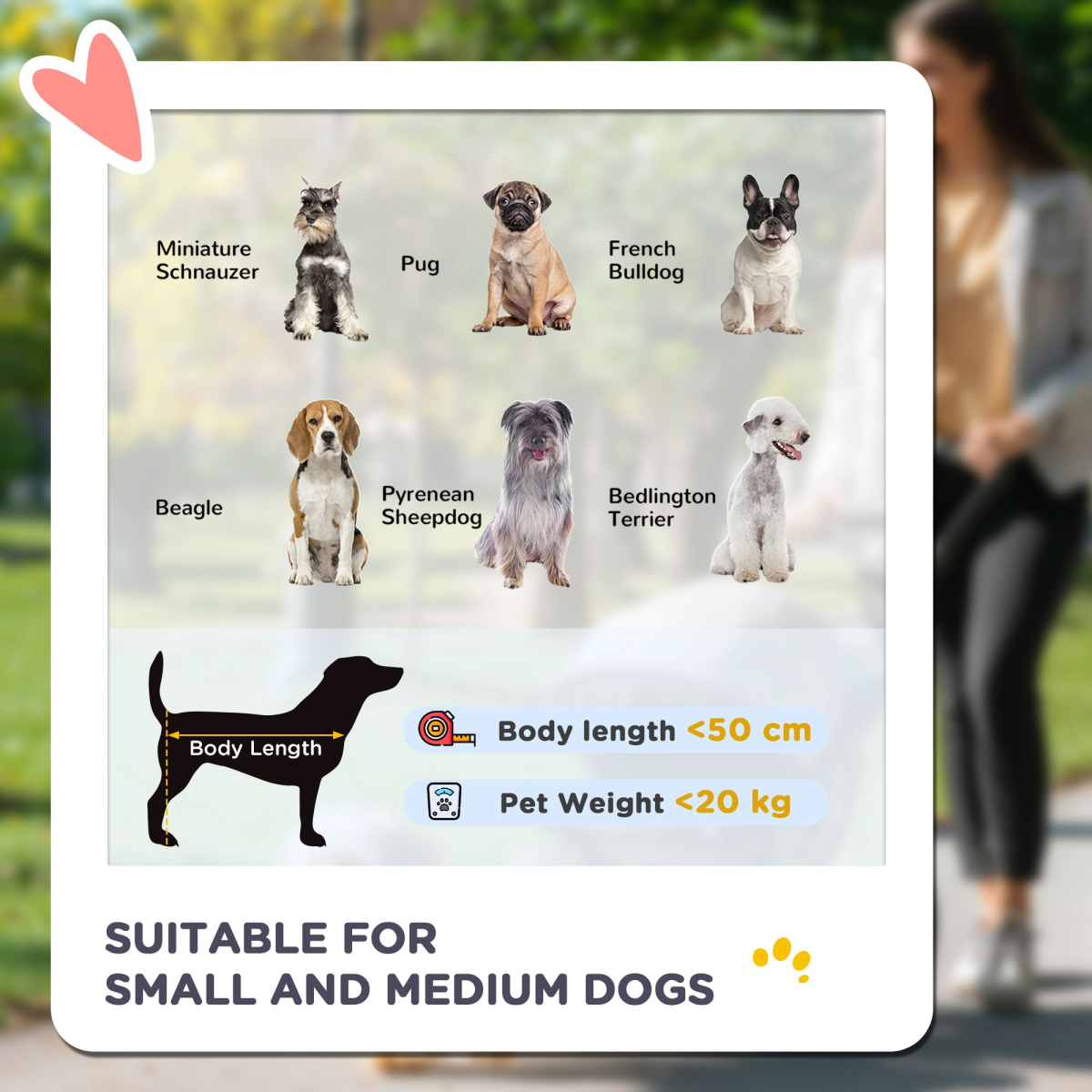 PawHut One-Click Foldable Pet Stroller with Mesh Windows - Grey