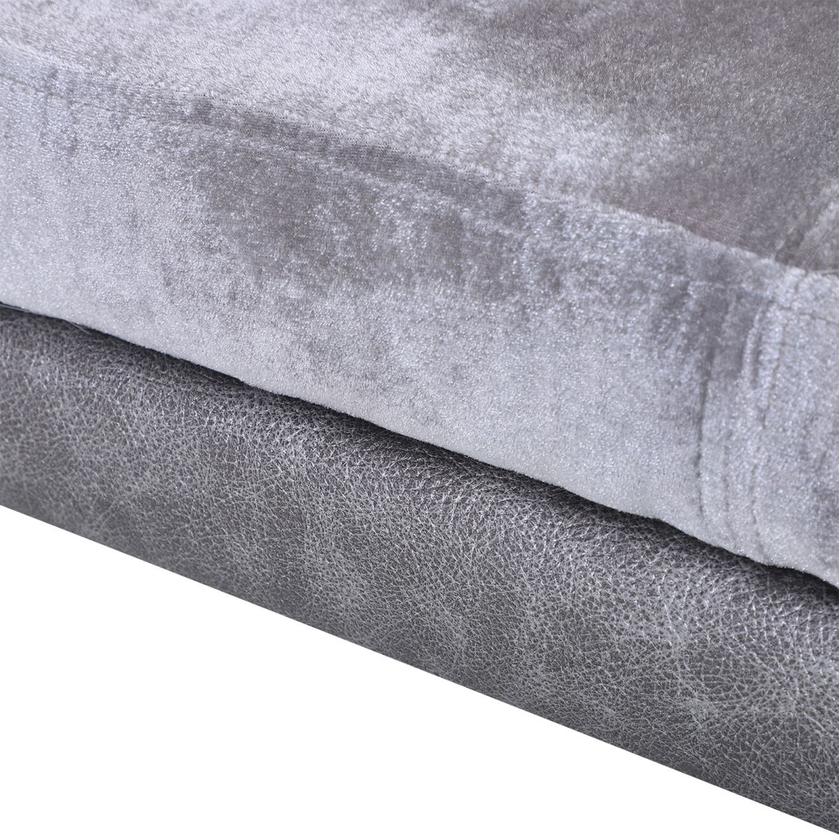 Grey Dog Sofa Bed - Soft Padded Lounge for Small Breeds