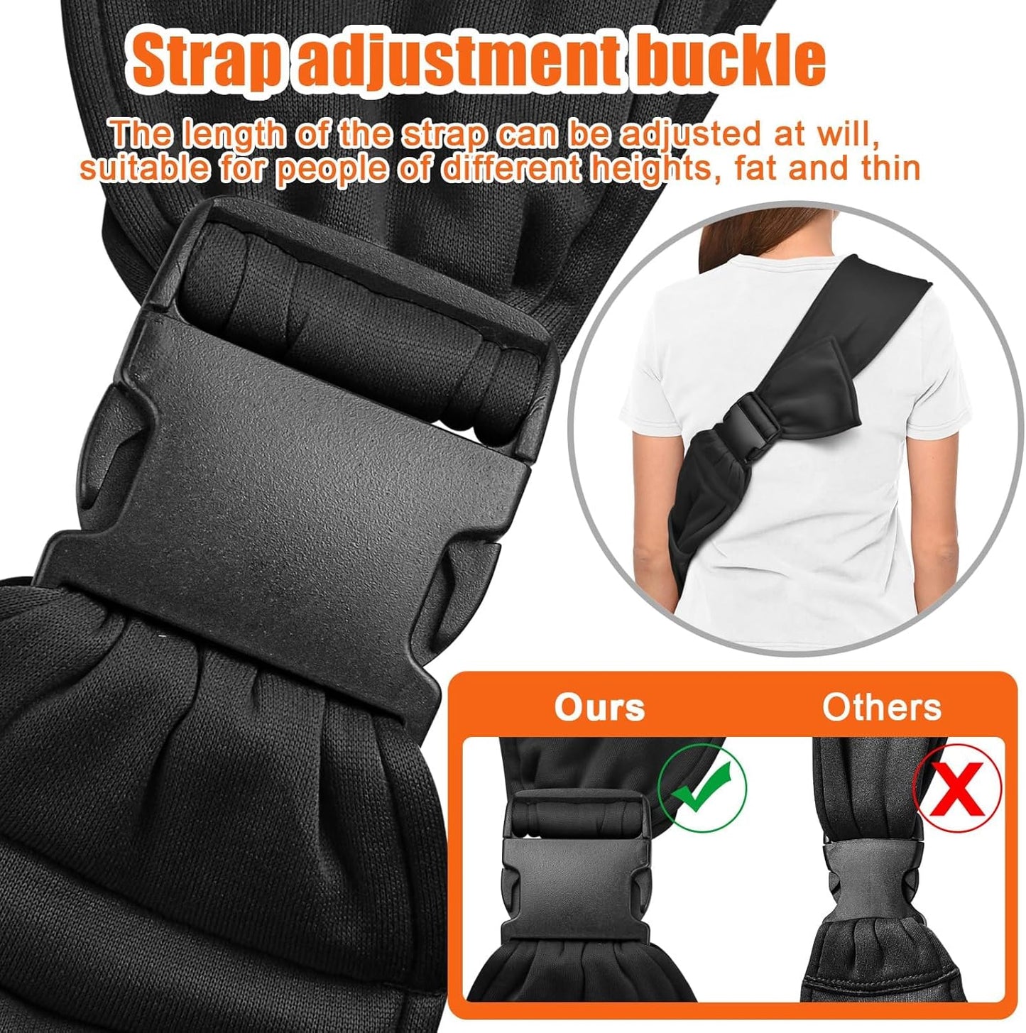 Tomkas Pet Carrier Sling - Pet Carrier for Small Dogs and Cats (Small)