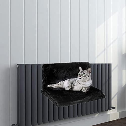 Cozy Black Cat Radiator Bed: Warm, Snug Lounger for Cats