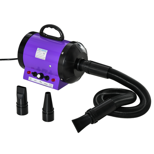 2800W Pet Grooming Dryer with 3 Nozzles – High-Power Blaster Blower